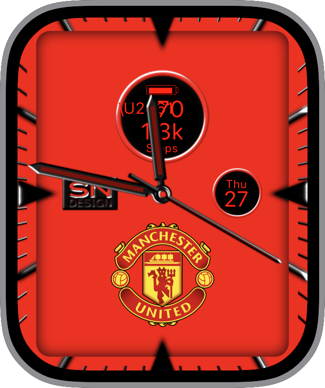 Free Apple Watch Face: ManUtd