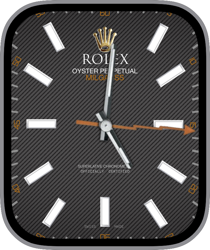 Free Apple Watch Face: RolexMilgauss