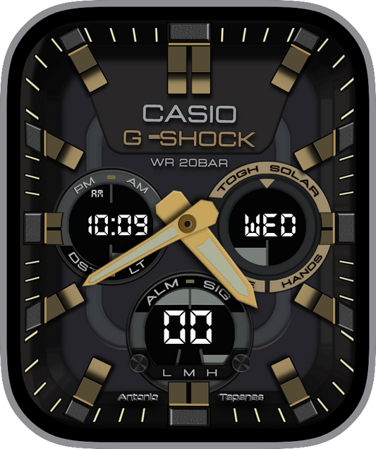 Free Apple Watch Face: CASIO G-SHOCK