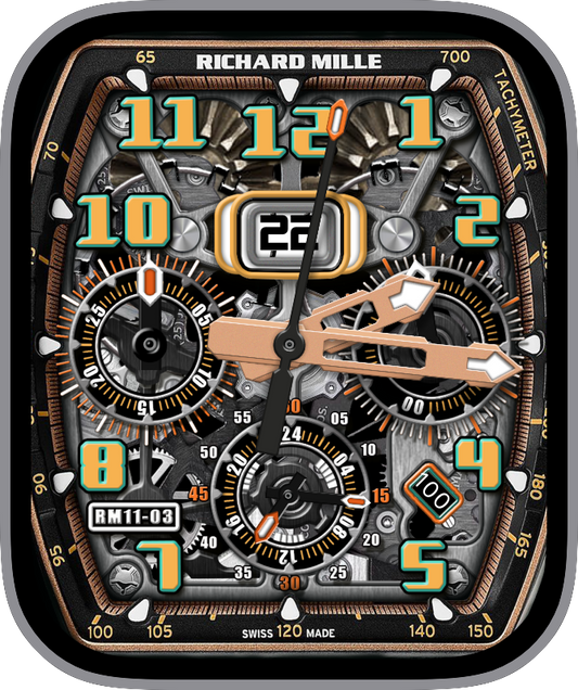 Free Apple Watch Face: RICHARD MILLE RM11-03