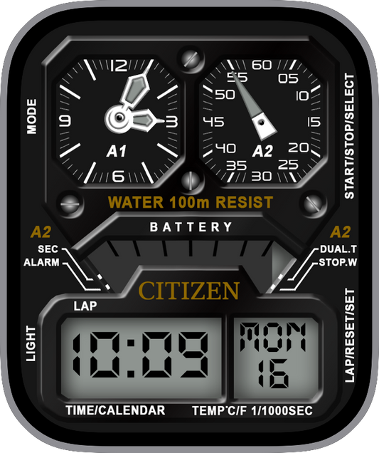 Free Apple Watch Face: CITIZEN TIME