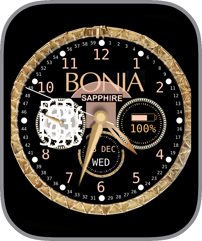 Face Apple Watch Face: JLC Moonphase Tourbillon