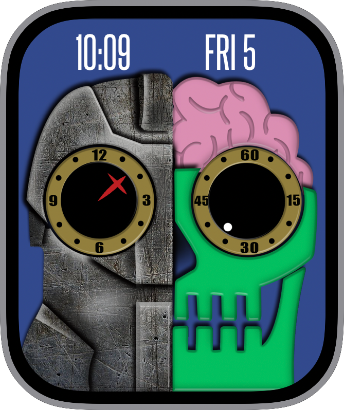 Free Apple Watch Face: CYBORG X