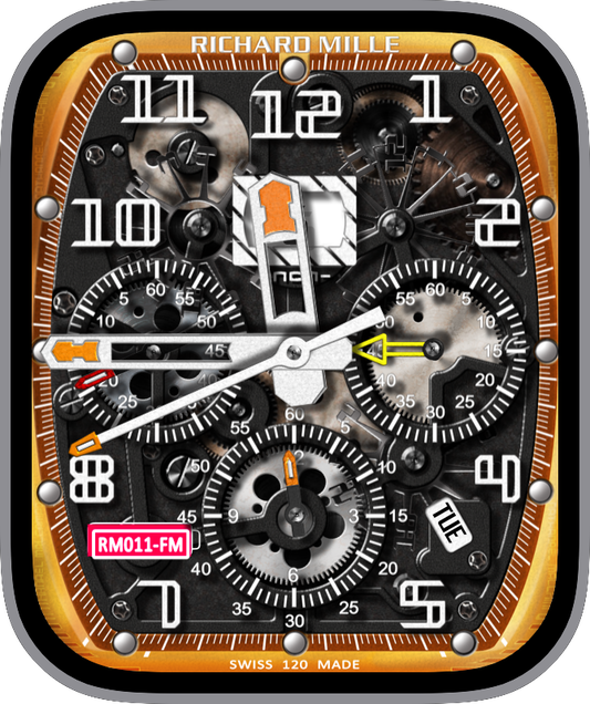 Free Apple Watch Face: Richard Mille Felipe Massa NMLite