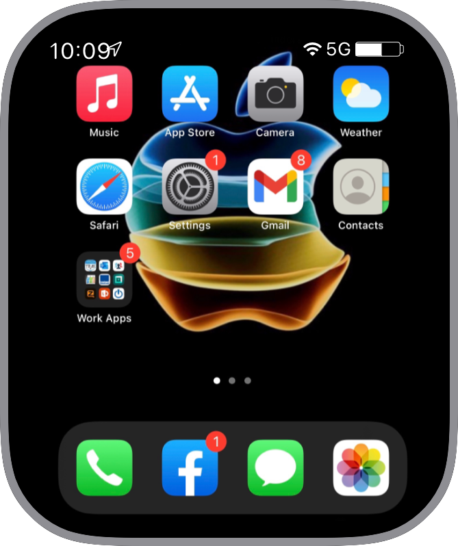 Free Apple Watch Face: Iphone Home