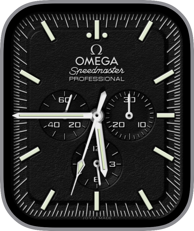 Free Apple Watch Face: JovoOmegaSpeedmasterMoon