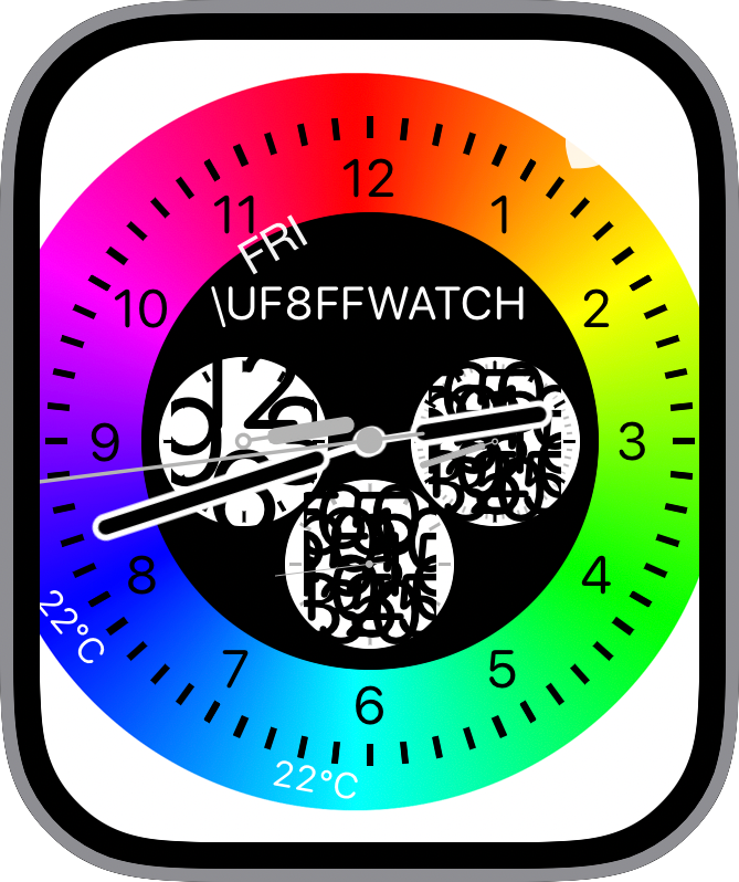Free Apple Watch Face: JLC Moonphase Tourbillon