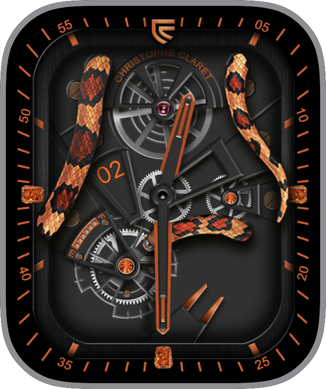 無料のアップルウォッチフェイス：JLC MoonPhase Tourbillon