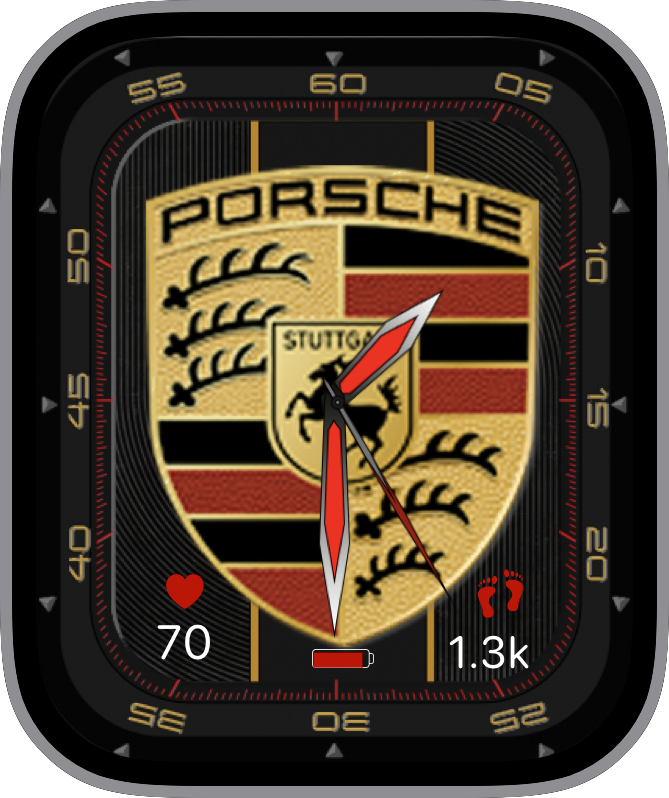 Free Apple Watch Face: JLC Moonphase Tourbillon