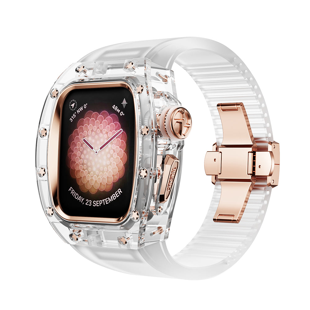 Serie BOREAS 44/45mm - Custodia in cristallo per Apple Watch