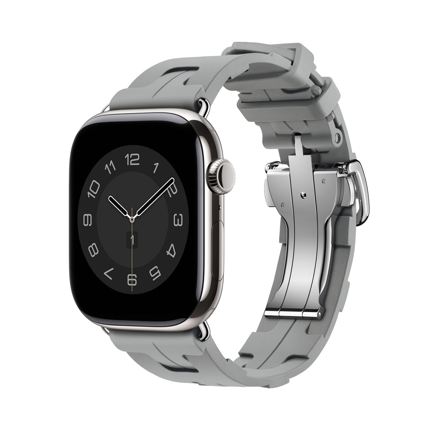 Geometry Elastomer Sport Strap for Apple Watch - Gris