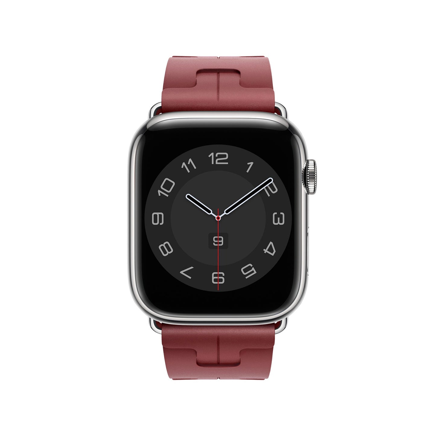Geometry Elastomer Sport Strap for Apple Watch - Rough Red