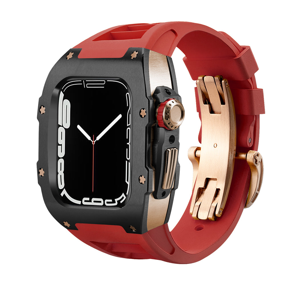 Serie ICONIC SS 44/45 mm - Custodia per Apple Watch (Midnight Rose)