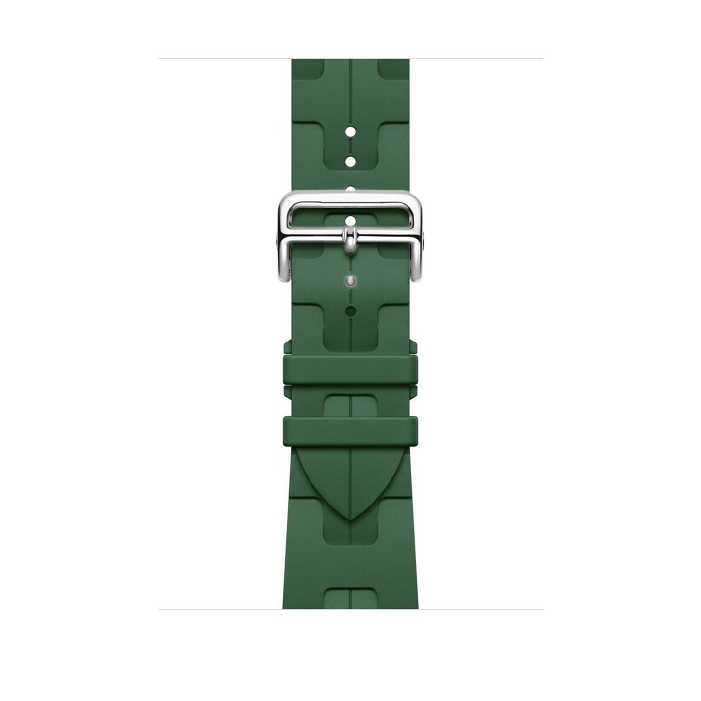 Geometry Elastomer Sport Strap for Apple Watch - Green