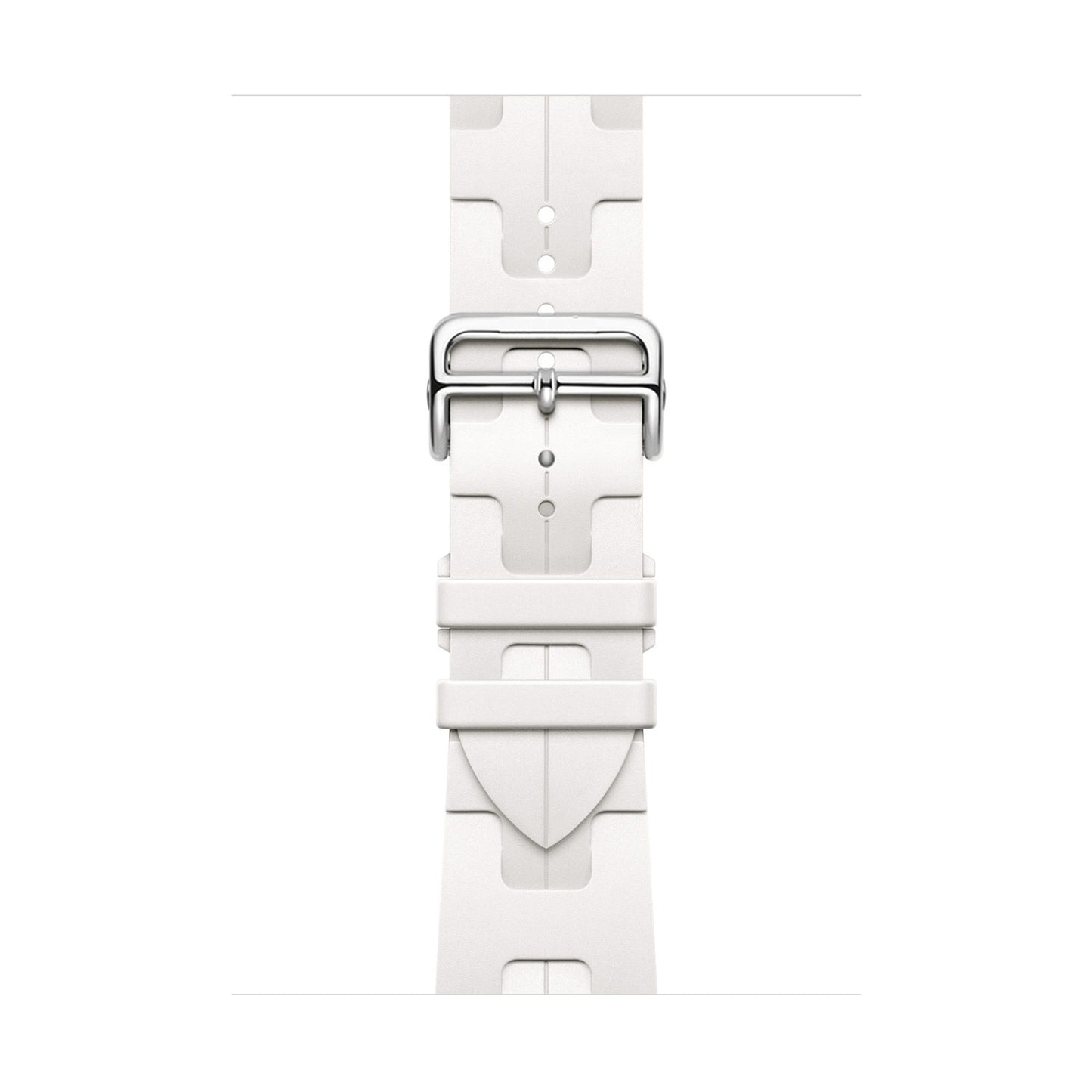 Geometry Elastomer Sport Strap for Apple Watch - Blanc