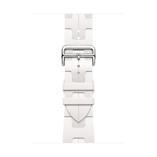 Geometry Elastomer Sport Strap for Apple Watch - Blanc