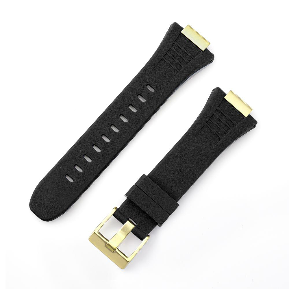 Apple Watch Case 45mm - Gold Case + Silicon Strap (8 Screws)