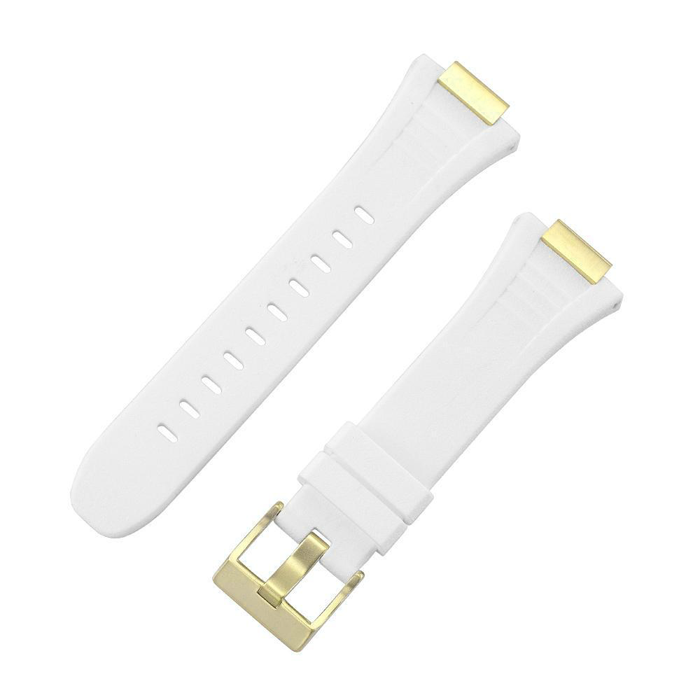 Apple Watch Case 41mm - Studded Gold Case + Silicone Strap (8 Screws)