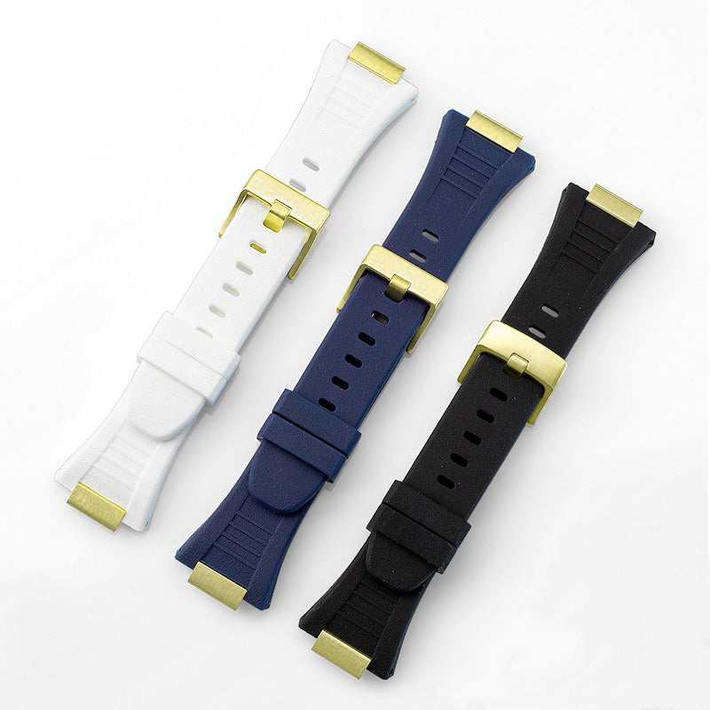 45mm Silicone Strap for Bold Series (Gold Buckle)