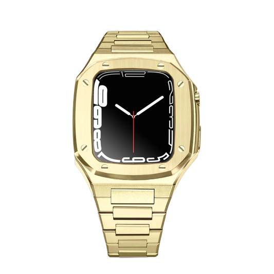 Apple Watch Case 41mm - Gold Case + Gold Bracelet (8 Screws)