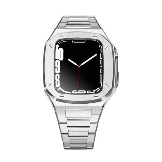 Apple Watch Case 45mm - Stainless Steel Case + Bracelet (8 Screws)