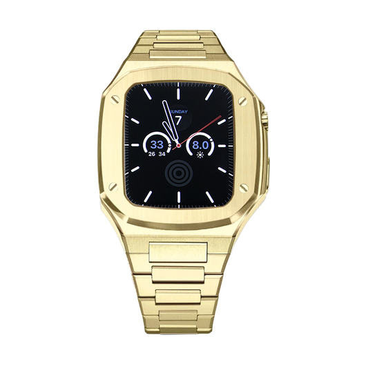 Apple Watch Case 44mm - Gold Case + Bracelet (4 Screws)